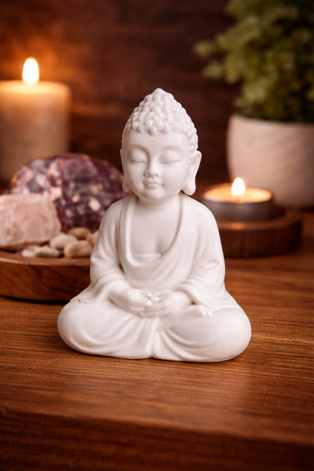 3D Printed Buddha Meditation Statue | Serene Home & Office Decor (3 Sizes Available)