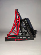 3D Printed F1 Racing Seat Phone Holder | Custom Name Personalization Available | Premium Desk Stand
