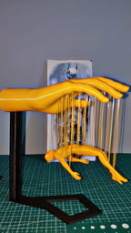Floating Marionette Illusion Sculpture | Desk & Home Decor (3D Printed)