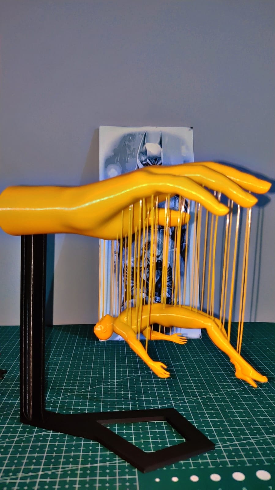 Floating Marionette Illusion Sculpture | Desk & Home Decor (3D Printed)