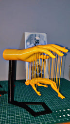 Floating Marionette Illusion Sculpture | Desk & Home Decor (3D Printed)