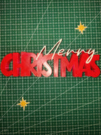 Premium 3D Printed 'Merry Christmas' Sign | Home Decor | Gifting Item